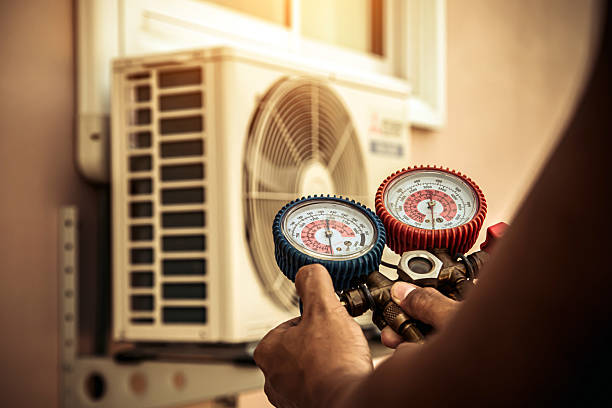 Professional Ductwork Repair technician working in Bath, PA